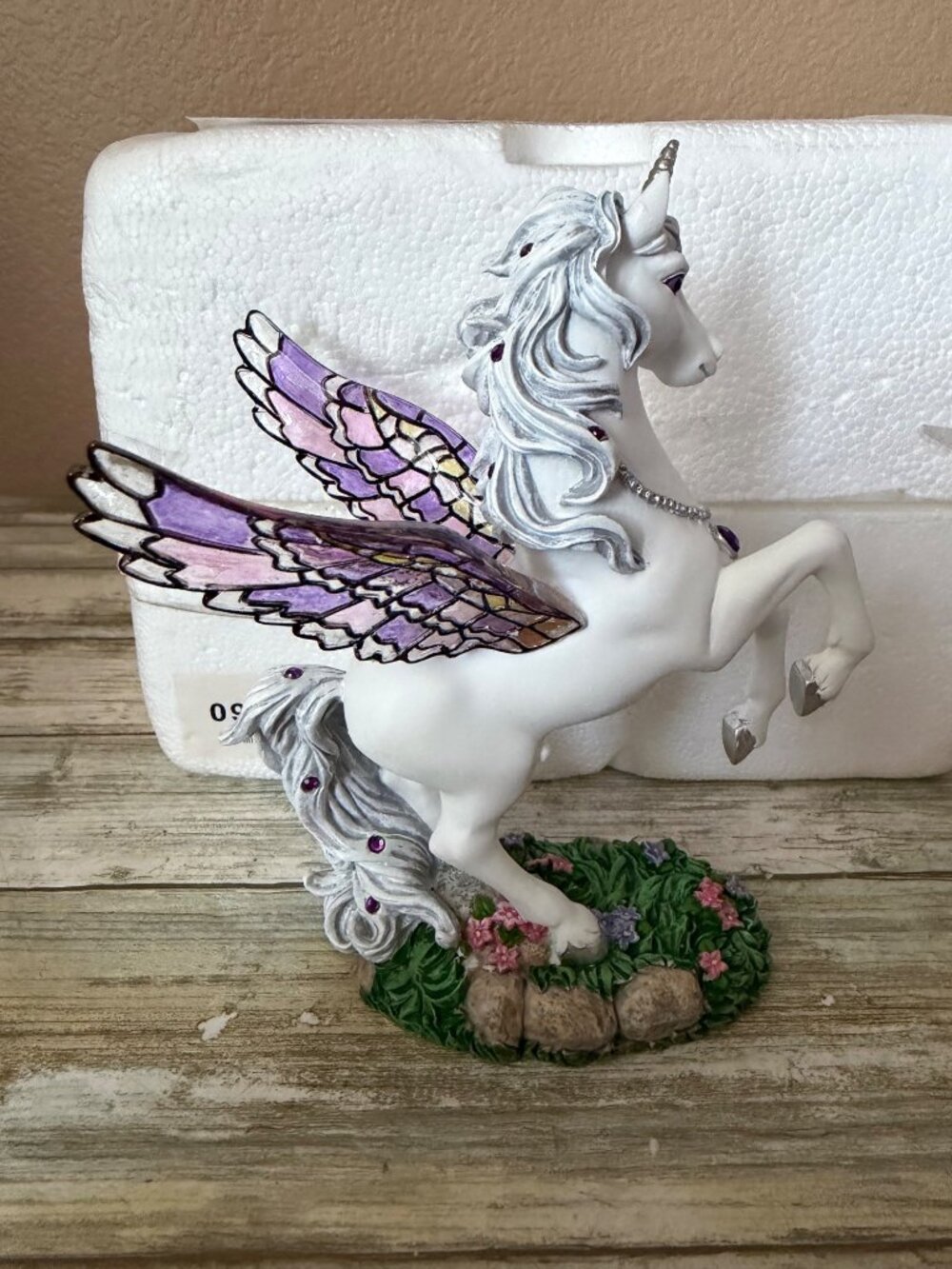 Hamilton Collection Jeweled Reflections Amethyst Splendor Unicorn w/Box & COA - Picture 4 of 16